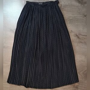 80s Vintage Esprit Sunburst Pleated Maxi Skirt
